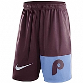 Men's Philadelphia Phillies Nike Maroon Cooperstown Collection Dry Fly Shorts FengYun,baseball caps,new era cap wholesale,wholesale hats